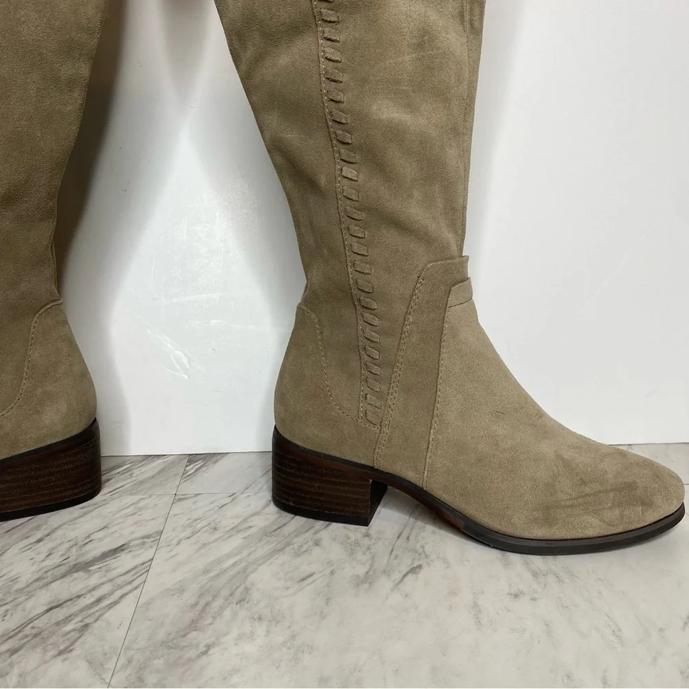 New! Vince Camuto Tan Kreston Over The Knee Boot 5 1/2 M